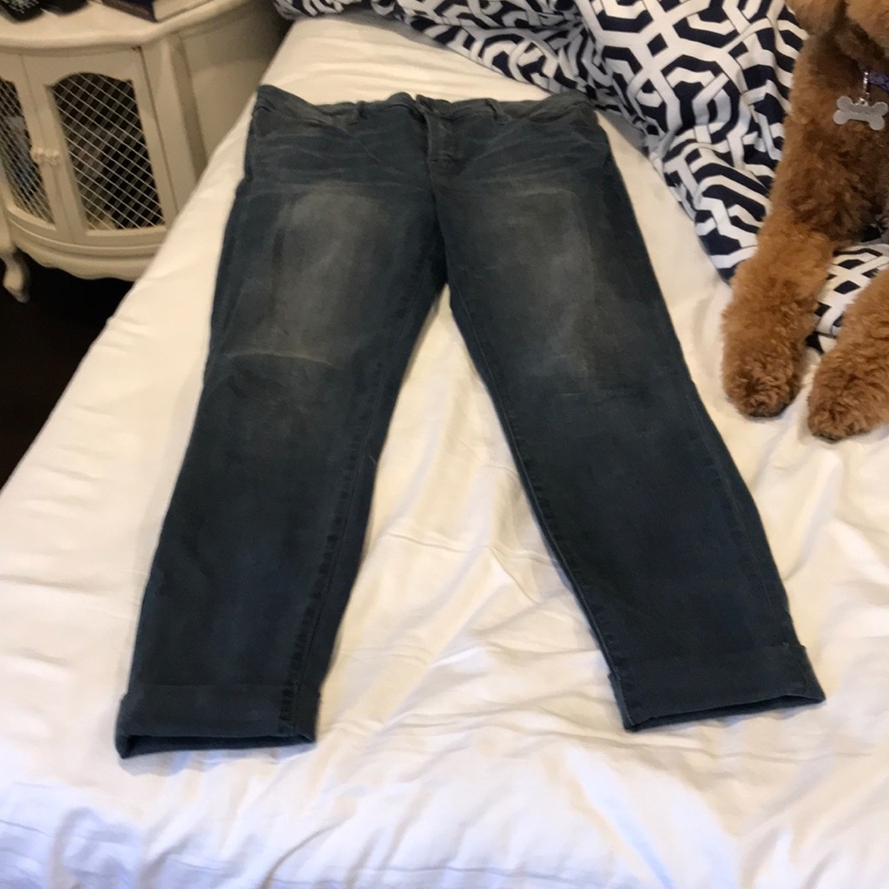J Brand Cropped, Cuffed Jeans